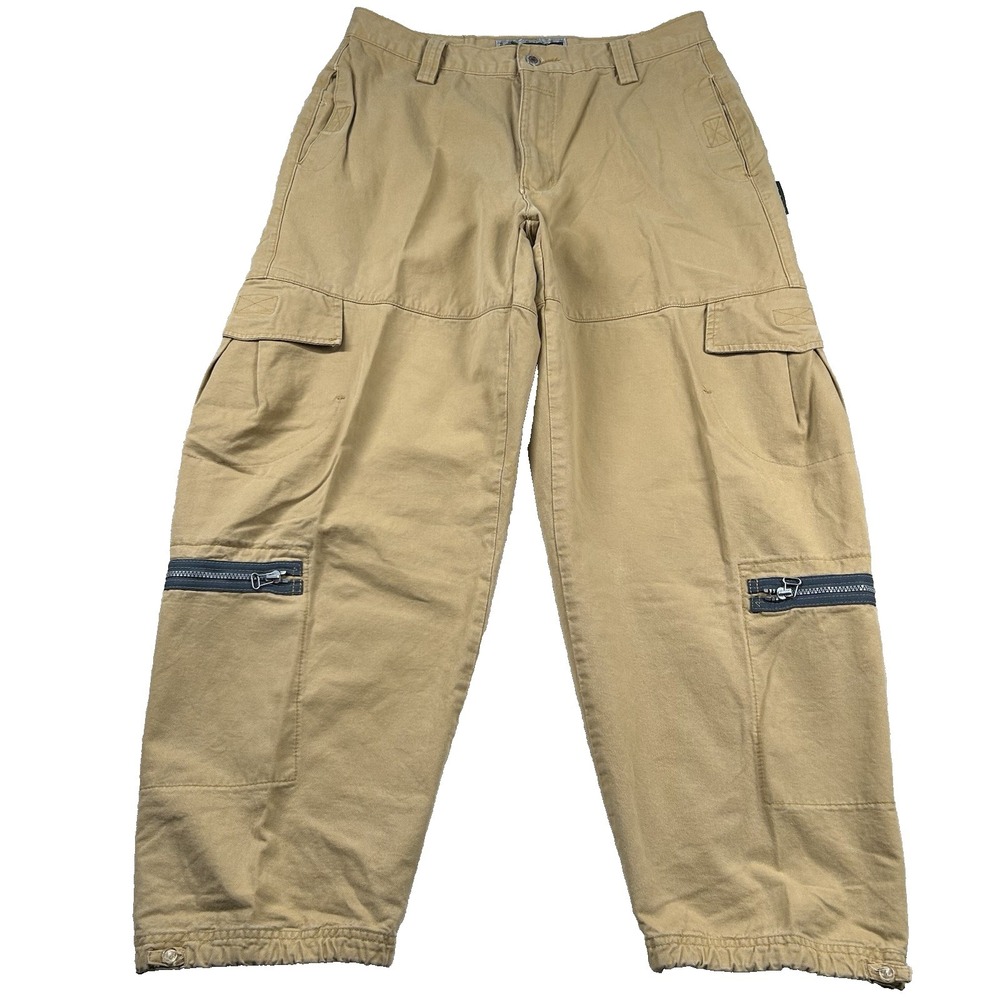 Vintage American Colors Pants Mens L 34x30 Cargo Paratropper Military Barrel